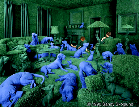 The Green House by Sandy Skoglund
