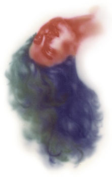 A painting of a lady My airgun painting